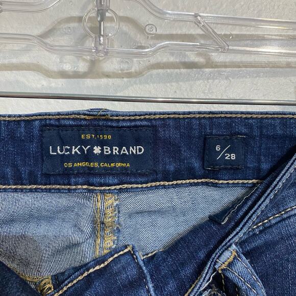 Lucky Brand Sweet Straight Leg Ankle Rise Jeans Sz 6 - Picture 5 of 11